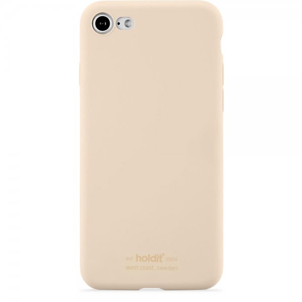 holdit iPhone 7/8/SE Skal Silikon Beige