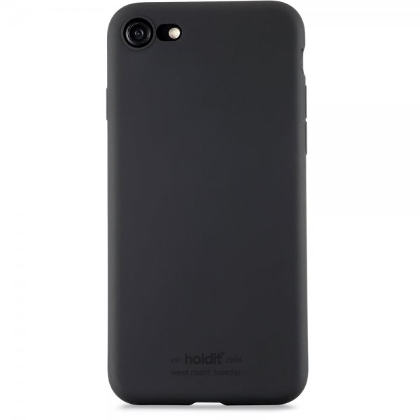 Holdit iPhone 7/8/SE Skal Silikon Svart
