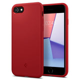 Spigen iPhone 7/8/SE Skal Silicone Fit Röd