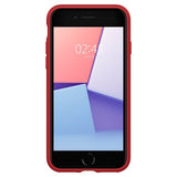 Spigen iPhone 7/8/SE Skal Silicone Fit Röd