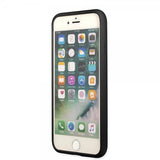 Guess iPhone 7/8/SE Skal Silicone Metal Logo 4G Svart