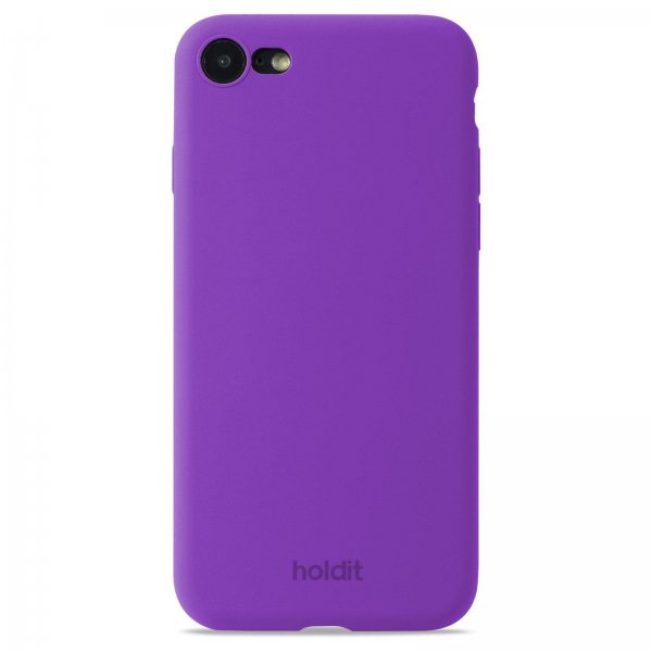 holdit iPhone 7/8/SE Skal Silikon Bright Purple