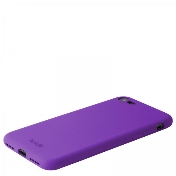 holdit iPhone 7/8/SE Skal Silikon Bright Purple