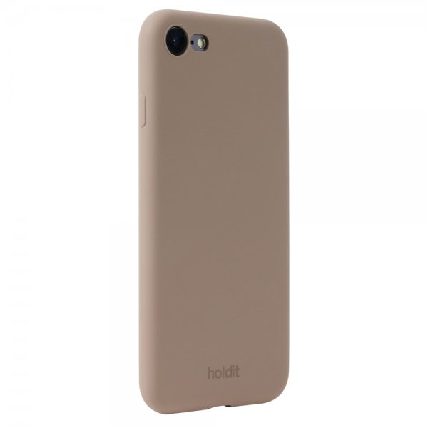 holdit iPhone 7/8/SE Skal Silikon Mocha Brown