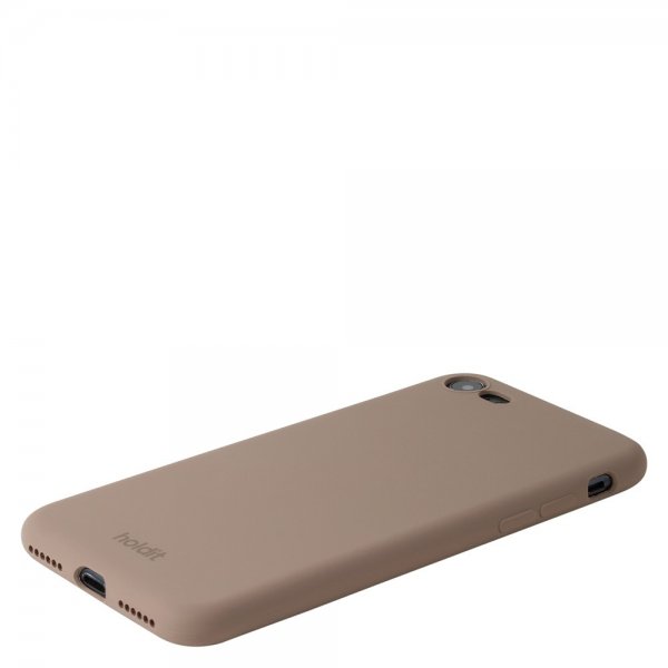 holdit iPhone 7/8/SE Skal Silikon Mocha Brown