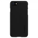 Spigen iPhone 7/8/SE Skal Thin Fit Svart