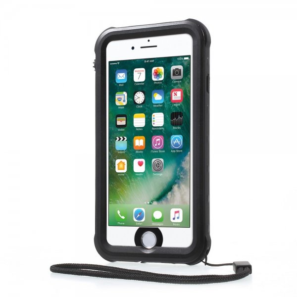 Redpepper iPhone 7/8/SE Skal Vattentåligt IP68 Svart