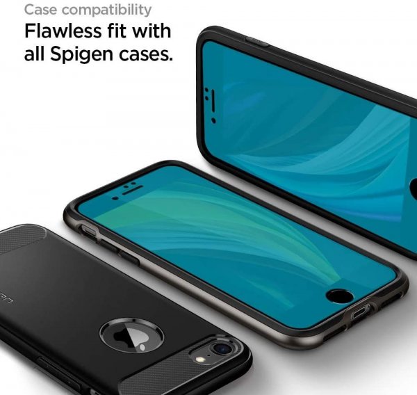 Spigen iPhone 7/8/SE Skärmskydd GLAS.tR ALIGNmaster
