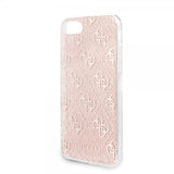 Guess iPhone 7/8/SE Skal Glitter Cover Peony Rosa