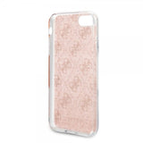 Guess iPhone 7/8/SE Skal Glitter Cover Peony Rosa