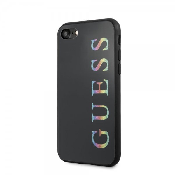 Guess iPhone 7/8/SE Skal Glitter Cover Svart
