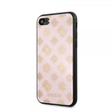 Guess iPhone 7/8/SE Skal Glitter Peony Rosa