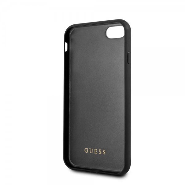 Guess iPhone 7/8/SE Skal Glitter Peony Rosa