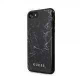 Guess iPhone 7/8/SE Skal Marble Cover Svart