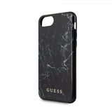 Guess iPhone 7/8/SE Skal Marble Cover Svart