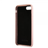 Guess iPhone 7/8/SE Skal Saffiano Strap Case Roseguld