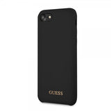 Guess iPhone 7/8/SE Skal Silicone Logo Svart
