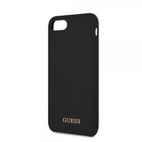Guess iPhone 7/8/SE Skal Silicone Logo Svart