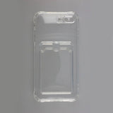 iPhone 7 Plus/iPhone 8 Plus Skal Korthållare Stöttåligt Transparent