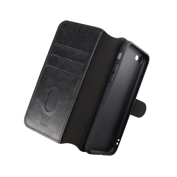 Rvelon iPhone 7/8/SE Fodral Magnetiskt Avtagbart Skal Svart