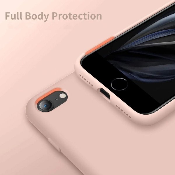 Rvelon iPhone 7/8/SE Skal Silikon Beige