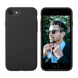 Rvelon iPhone 7/8/SE Skal Silikon Svart