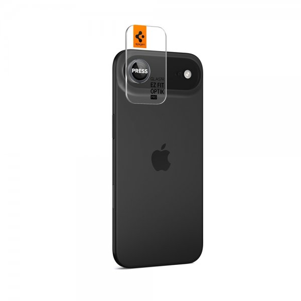 Spigen iPhone Air Kameraskydd GLAS.tR EZ Fit Optik Pro 2-pack Grå