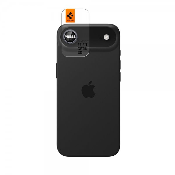 Spigen iPhone Air Kameraskydd GLAS.tR EZ Fit Optik Pro 2-pack Grå