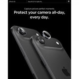 Spigen iPhone Air Kameraskydd GLAS.tR EZ Fit Optik Pro 2-pack Grå