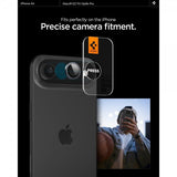 Spigen iPhone Air Kameraskydd GLAS.tR EZ Fit Optik Pro 2-pack Grå