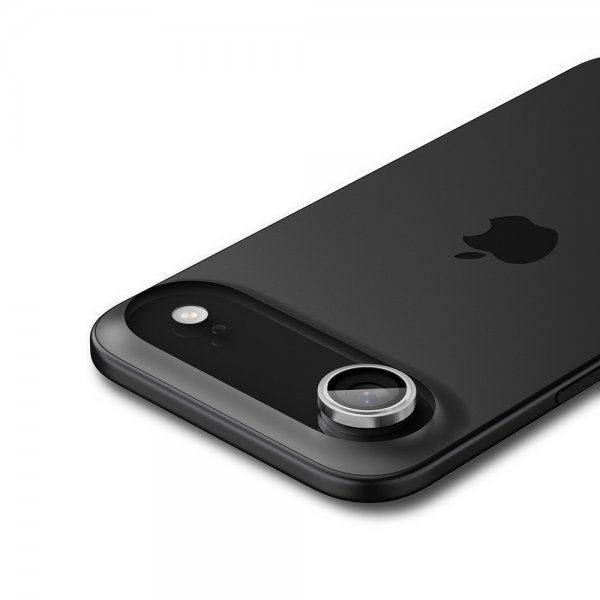 Spigen iPhone Air Kameraskydd GLAS.tR EZ Fit Optik Pro 2-pack Silver