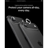 Spigen iPhone Air Kameraskydd GLAS.tR EZ Fit Optik Pro 2-pack Silver