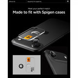 Spigen iPhone Air Kameraskydd GLAS.tR EZ Fit Optik Pro 2-pack Svart