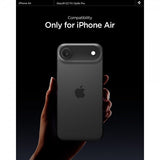 Spigen iPhone Air Kameraskydd GLAS.tR EZ Fit Optik Pro 2-pack Svart