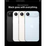 Spigen iPhone Air Kameraskydd GLAS.tR EZ Fit Optik Pro 2-pack Svart