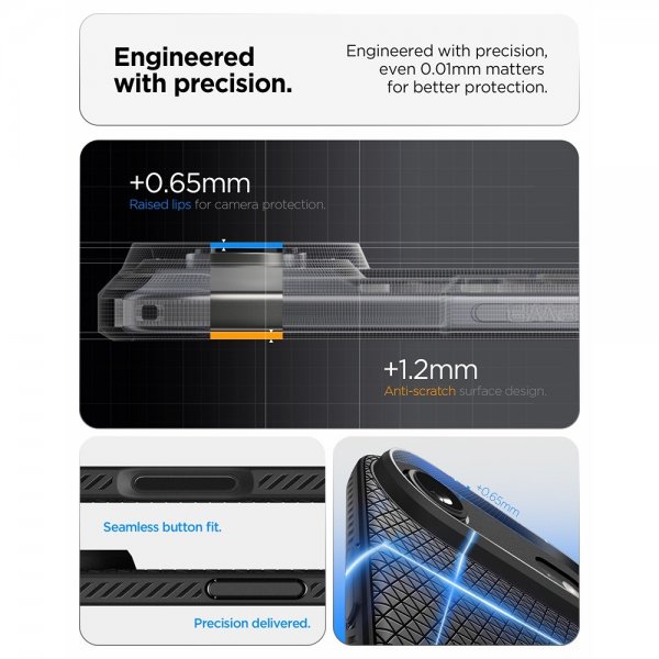 Spigen iPhone Air Skal Liquid Air Matte Black