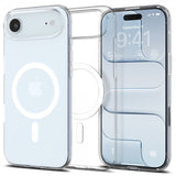Spigen iPhone Air Skal Liquid Crystal MagFit Clear White