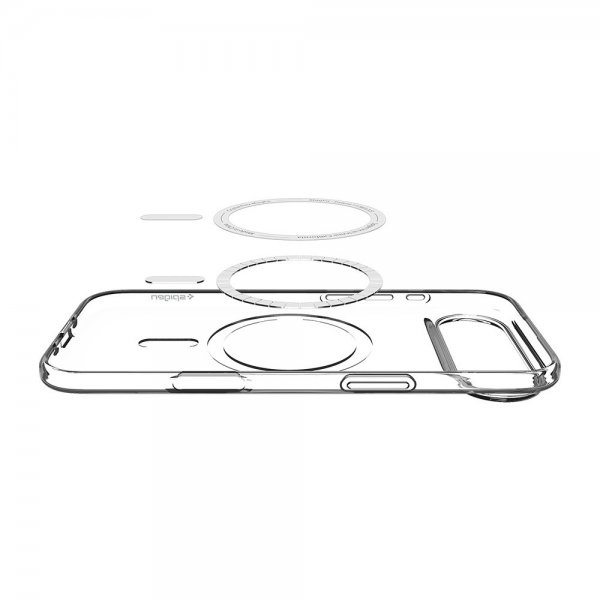 Spigen iPhone Air Skal Liquid Crystal MagFit Clear White