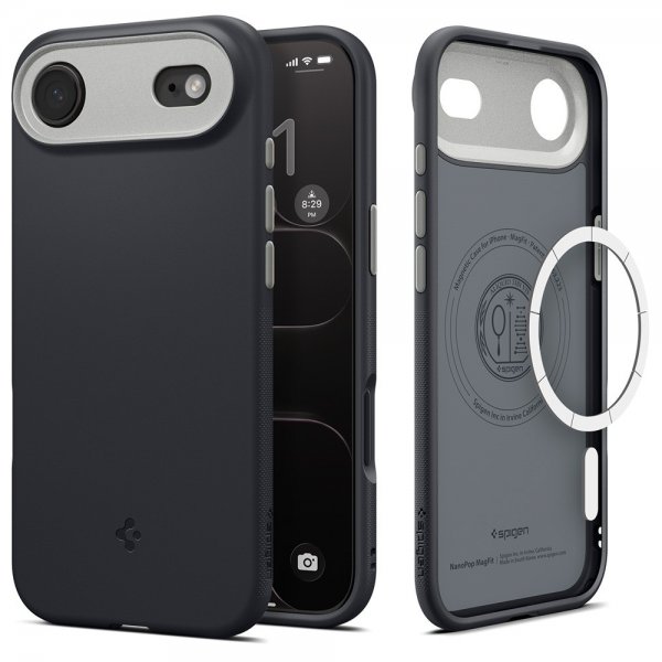Spigen iPhone Air Skal Nano Pop MagFit Black Sesame
