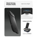 Spigen iPhone Air Skal Optik Armor MagFit Svart