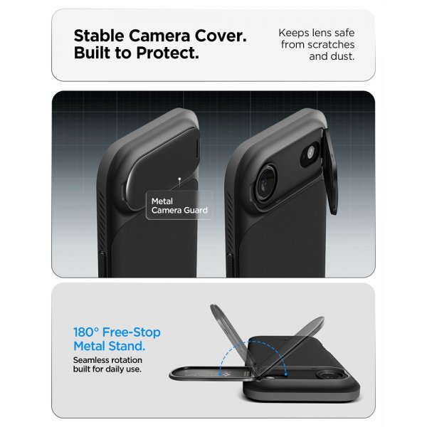 Spigen iPhone Air Skal Optik Armor MagFit Svart