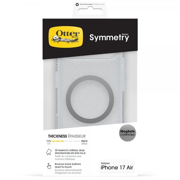 Otterbox iPhone Air Skal Symmetry Clear MagSafe Stardust