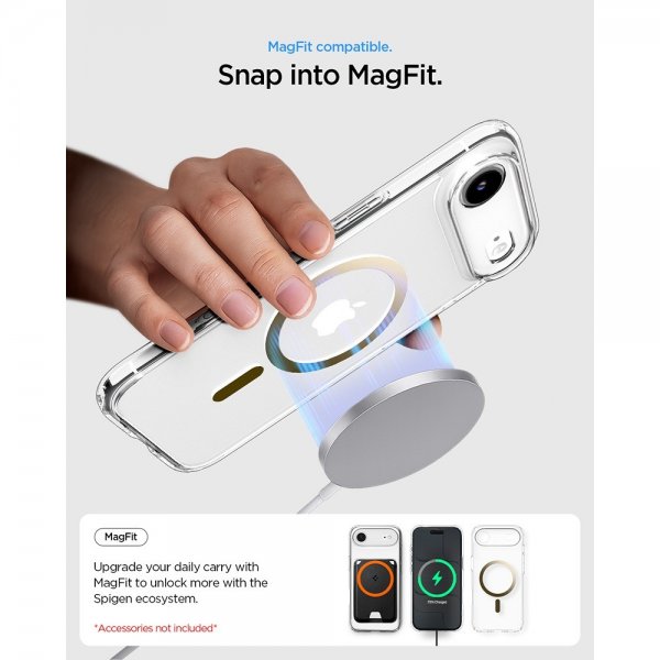 Spigen iPhone Air Skal Ultra Hybrid MagFit Clear Gold