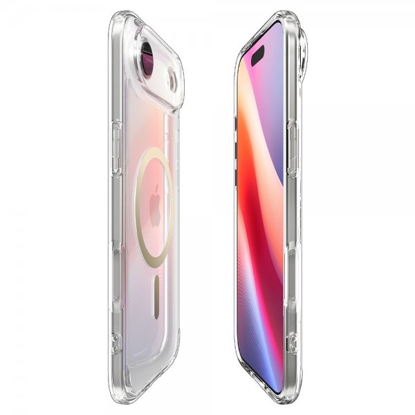 Spigen iPhone Air Skal Ultra Hybrid MagFit Clear Gold