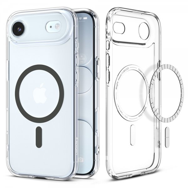 Spigen iPhone Air Skal Ultra Hybrid MagFit Clear Graphite