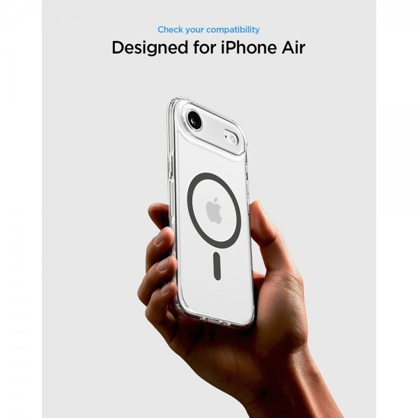 Spigen iPhone Air Skal Ultra Hybrid MagFit Clear Graphite