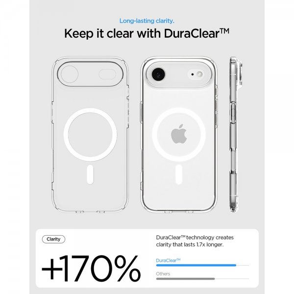 Spigen iPhone Air Skal Ultra Hybrid MagFit Clear White