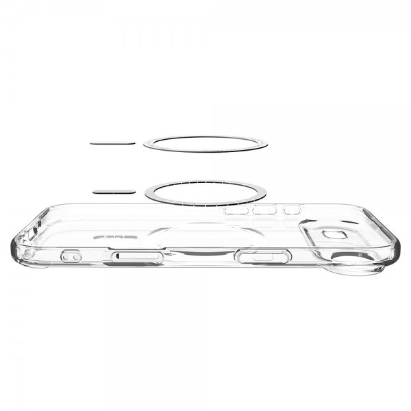 Spigen iPhone Air Skal Ultra Hybrid MagFit Clear White