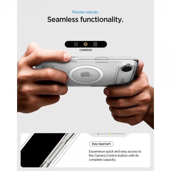 Spigen iPhone Air Skal Ultra Hybrid S MagFit Clear White