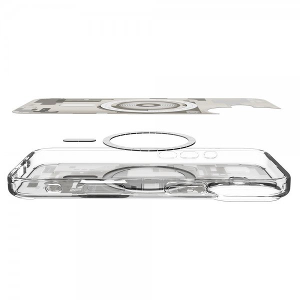 Spigen iPhone Air Skal Ultra Hybrid Zero One MagFit Natural Titanium